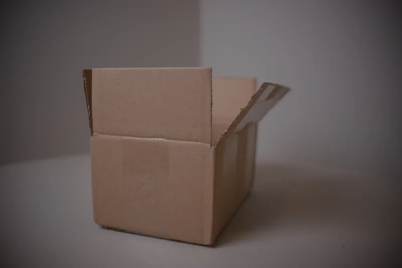 Grey, box, flower, paper